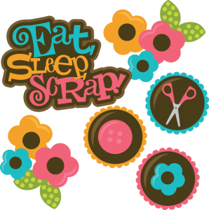 Eat Sleep Scrap SVG