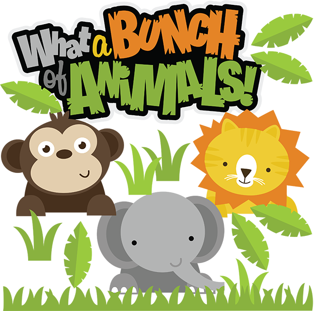 What A Bunch Of Animals SVG