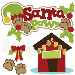 Santa Paws SVG