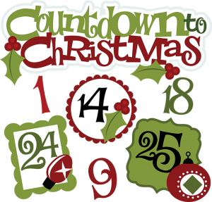 Countdown To Christmas SVG christmas clipart cute christmas clip art svg freebies