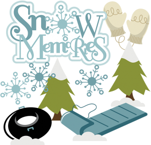 Snow Memories SVG snow memories scrapbook svg snow clipart cute snow clip art cute clip art