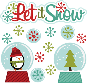 Let It Snow SVG winter clipart cut clip art free svg file free svgs snowglobe svg