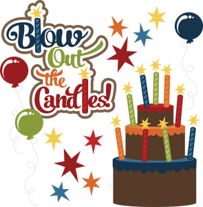 Blow Out The Candles SVG birthday clipart cute birthday clip art birthday cake svg