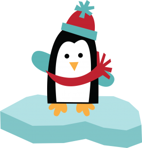 Free SVG of the Day Penguin On Ice free penguin clipart free clip art cute clip art snow svg