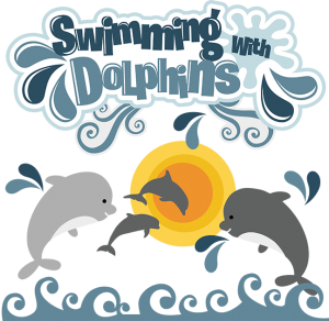 Swimming With Dolphins SVG dolphin svg file dolphin svg file for scrapbooking cute clipart