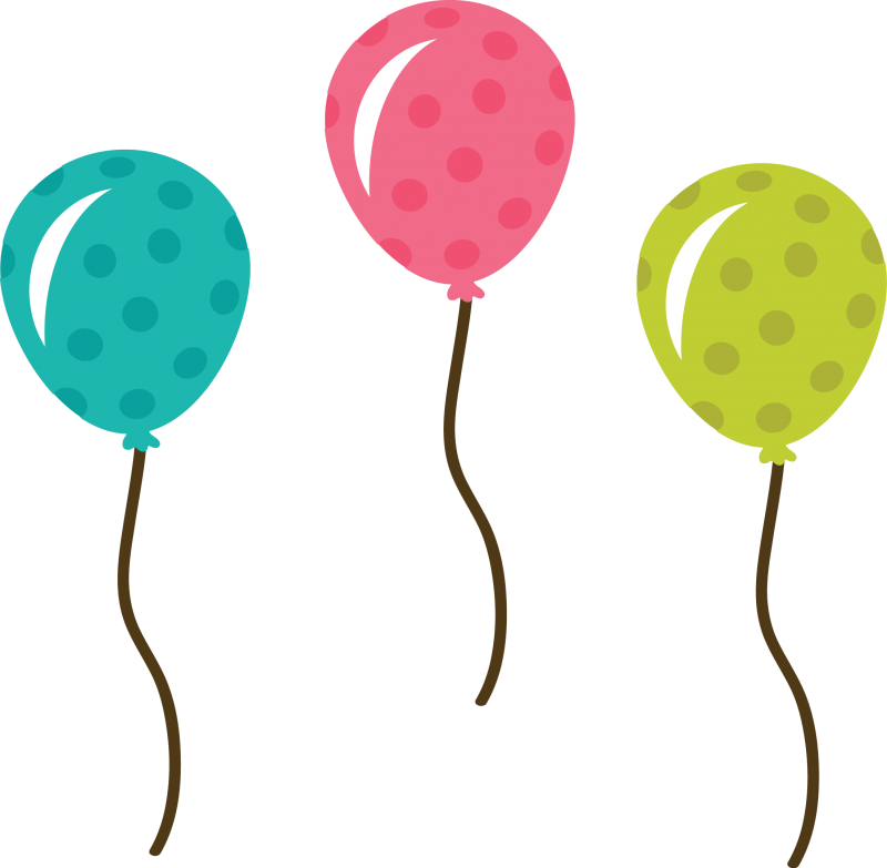 Download Polka Dot Balloons SVG file balloon svg file cute balloons ...