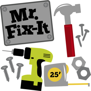 Mr. Fix-It SVG hammer svg drill svg measuring tape svg svg files for scrapbooking