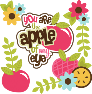 You Are The Apple Of My Eye SVG apple svg file svg files for scrapbooking cute clipart