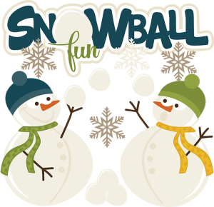 Snowball Fun SVG snow svg files for scrapbooking winter svg files cute clipart