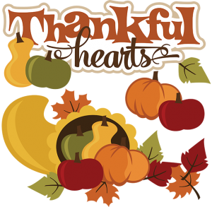 Thankful Hearts SVG thanksgiving svg file cornucopia svg file svg files for scrapbooking