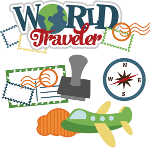 World Traveler SVG vacation svg file traveling svg files airplane svg file svg files for scrapbooking