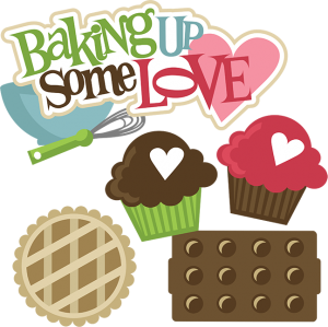 Baking Up Some Love SVG svg files for scrapbooking cupcake svg baking svg files cute clipart