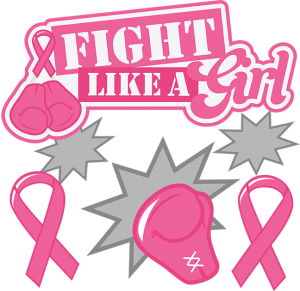 Fight Like A Girl SVG cancer awareness scrapbook files svg files for scrapbooking cute clipart