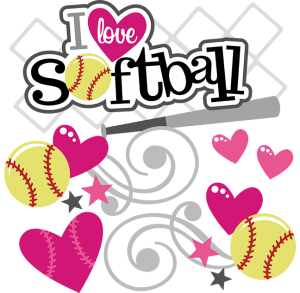 I Love Softball SVG softball svg file svg files for scrapbooking free svgs