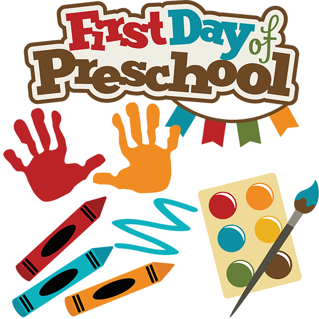 first day of preschool clip art