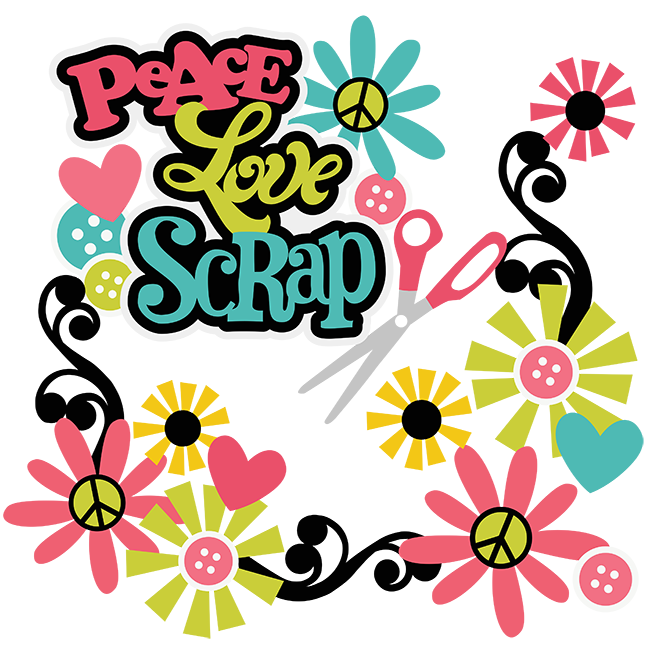 Download Peace Love Scrap SVG scrapbooking svg files cut files for ...