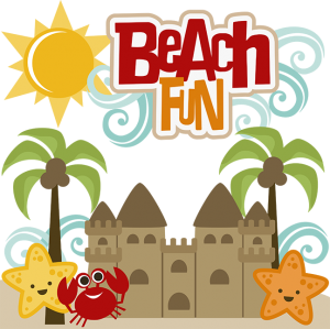 Beach Fun SVG Scrapbook svg files for scrapbooking beach cutting files for scrapbooks