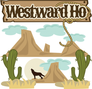 Westward Ho SVG Scrapbook Collection western svg files for scrapbooks coyote svg file