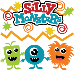 Silly Monsters SVG scrapbook files monster cut files for scrapbooks cute monster svg files