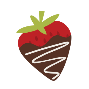 Chocolate Covered Strawberry  svg free svg files free cuts files for scrapbooking free summer svg file