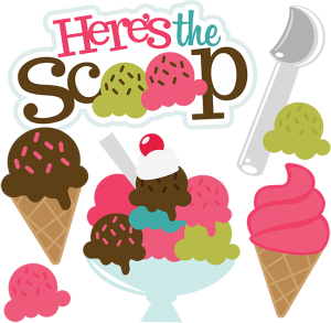 Here's The Scoop SVG scrapbook collection ice cream svg files for scrapbooks ice cream cut files