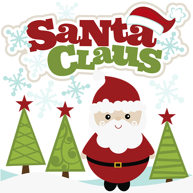 Santa Claus SVG Scrapbook Collection santa svg file for 