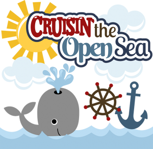 Cruisin' The Open Sea SVG Scrapbook Collection whale svg file cruise svg files for scrapbooks