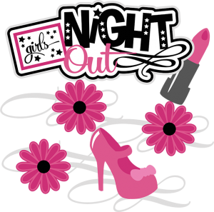 Girls Night Out SVG Scrapbook Collection girls night svg scrapbook files lipstick svg file