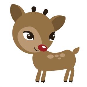 Reindeer SVG file for scrapbooking cute cut files for scrapbooks cute svg cuts for cardmaking