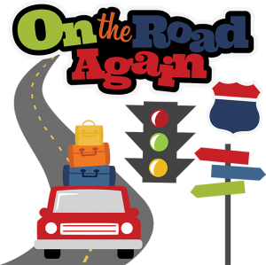 On The Road Again SVG scrapbook file vacation svg files road trip cut files for scrapbooking