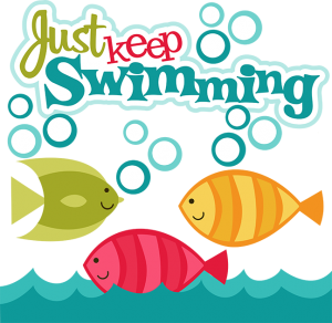 Just Keep Swimming SVG scrapbook collection fish svg files fish svg cut files for scrapbooking