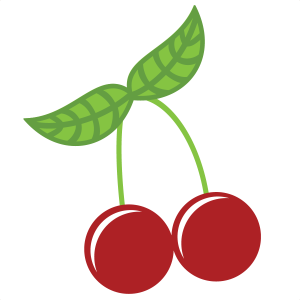 Cherries SVG file for scrapbooking cute cvg cuts for scrapbooks cardmaking cute cut files for scrapbooking