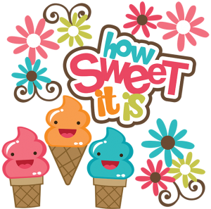 How Sweet It Is SVG scrapbook collection ice cream cone svg cut ice cream cone svg file for scrapbooking