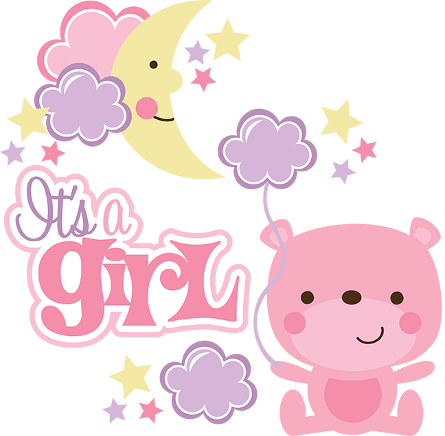 Download It's A Girl SVG scrapbook collection baby girl svg files ...