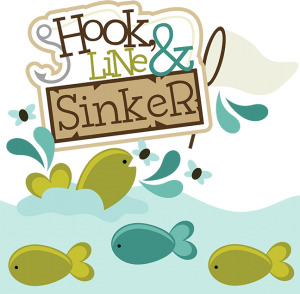 Hook, Line &amp; Sinker SVG scrapbook collection fishing svg files fishing svg cut files for scrapbooks