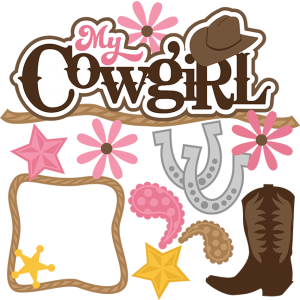My Cowgirl SVG scrapbook file cowgirl svg files cowgirl svg cut files cute svg cuts cut files for scrapbooking