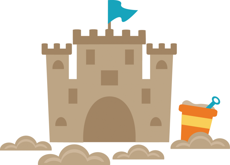 sand castle clip art free