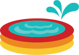 Kiddie Pool SVG file for scrapbooking svg files summer svg files cute svg cuts cut files for scrapbooks