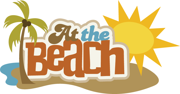 Download At The Beach SVG scrapbook title beach svg file beach svg cuts free svgs free cut files