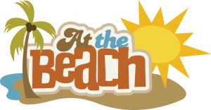 At The Beach SVG scrapbook title beach svg file beach svg cuts free svgs free cut files