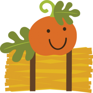 Pumpkin On Hay Bale SVG file for scrapbooking cardmaking pumpkin svg file pumpkin svg cuts