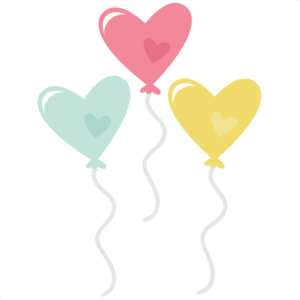 Heart Balloons SVG files for scrapbooking cardmaking heart svg files balloon svg files free svgs