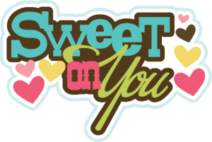 Sweet On You SVG scrapbook title valentines day svg files cute svg cuts free svgs scrapbook svgs