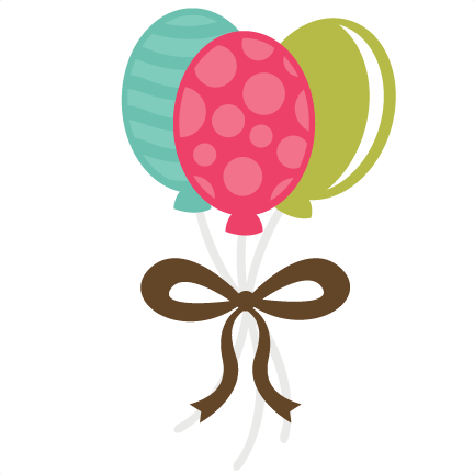 Birthday Balloons Svg Files Birthday Svg Files Birthday Svg Cuts Cute Svgs Free Svg Files For Scrapbooking