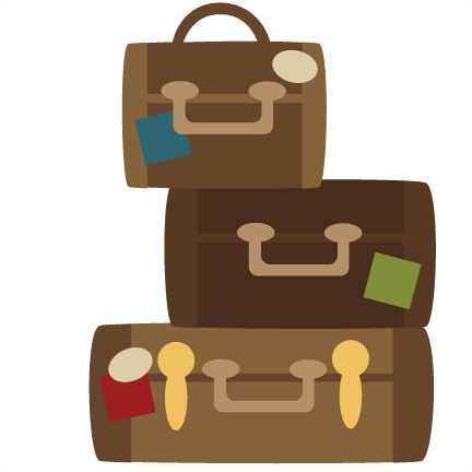 Stacked Suitcases SVG files for scrapbooking vacation svg files ...