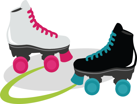 Roller Skates SVG files for scrapbooking cardmaking roller skate svg