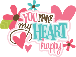 You Make My Heart Happy SVG scrapbook title valentines svg files free svgs cute svg cuts