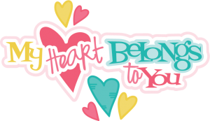 My Heart Belongs To You SVG scrapbook title valentines svg files for cards scrapbooking free svgs