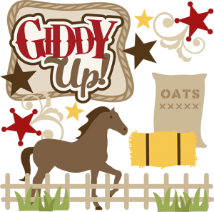 Giddy Up! SVG file for scrapbooking horse svg file svg files for scal cutting machines free svgs