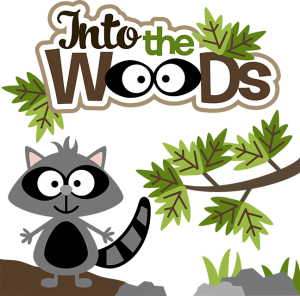 Into The Woods SVG files for scrapbooking camping svgs cute svg cuts raccoon svg file